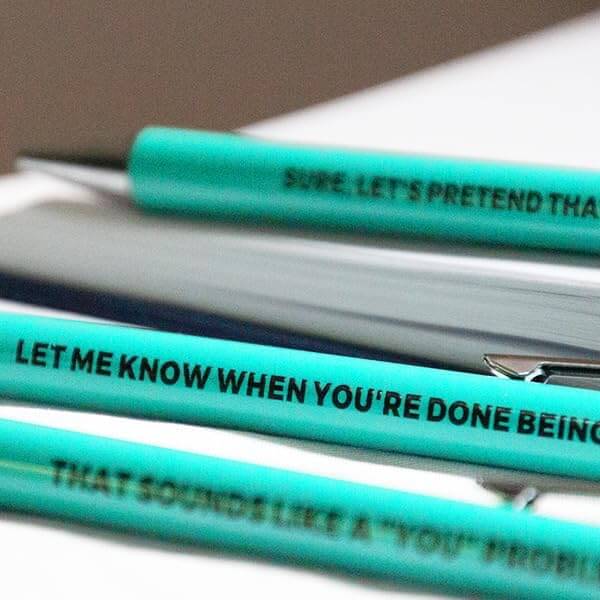 3pc Passive Aggressive Pen Set - Image 4
