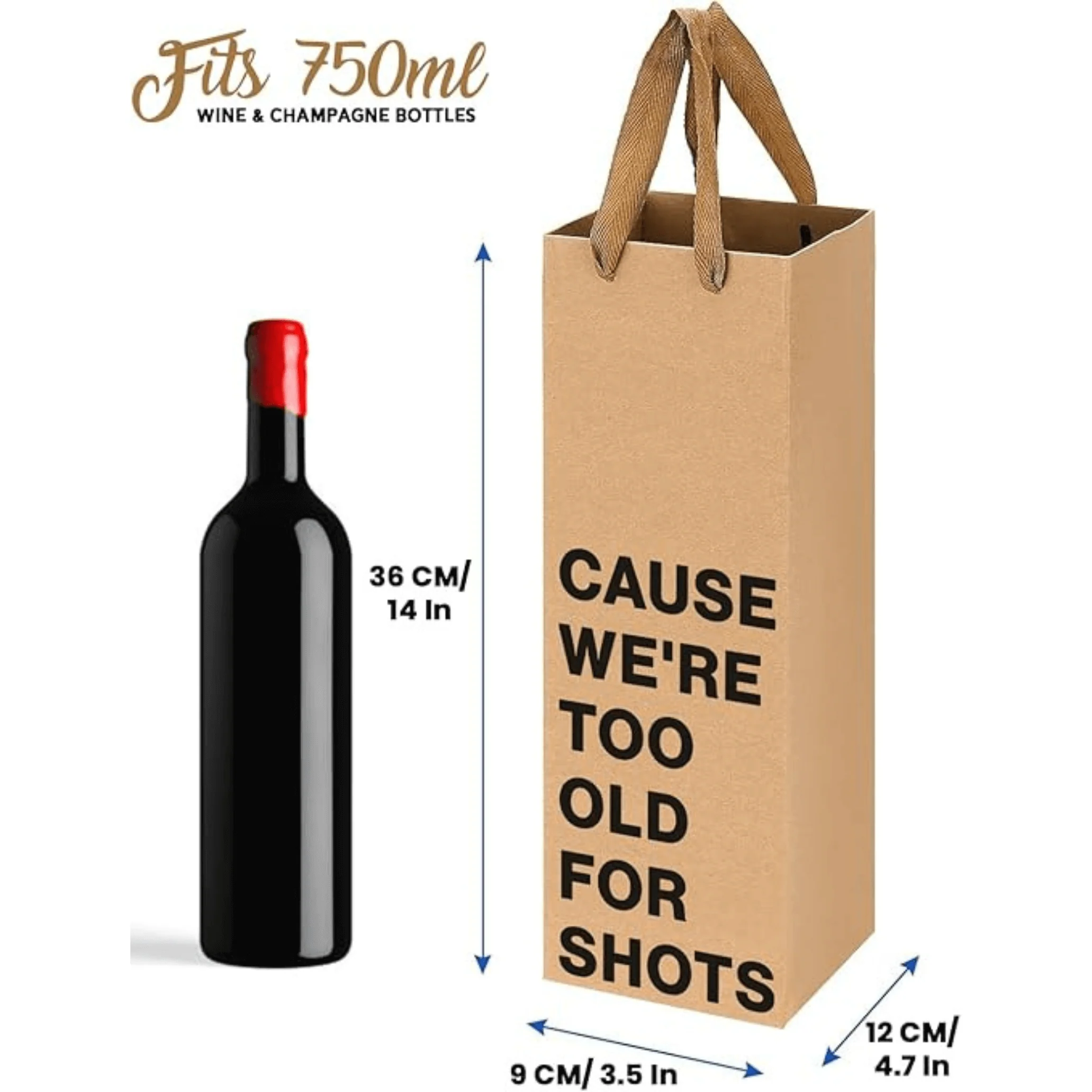 5-Piece Wine Gift Bag Set (#2) - Image 3