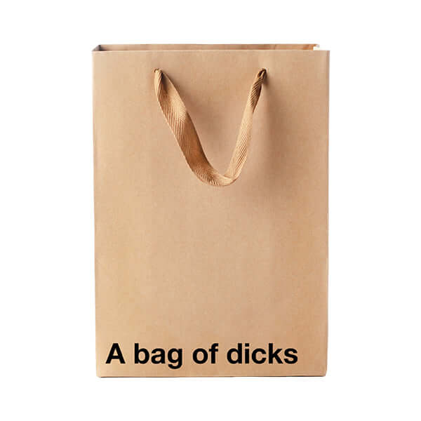 "A bag of dicks" Funny Profanity Gift Bag