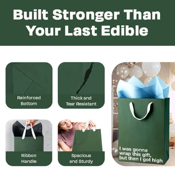 "But then I got high" Funny Stoner Gift Bag - Image 3
