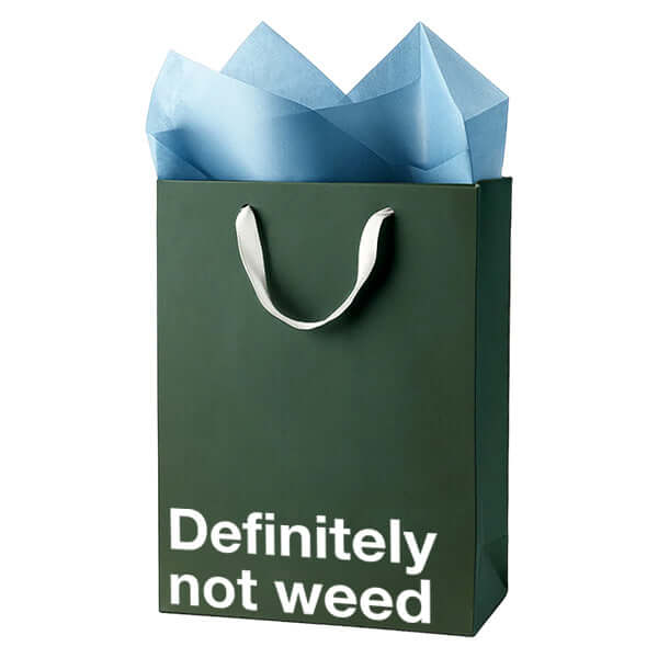 "Definitely not weed" Funny Stoner Gift Bag - Image 6