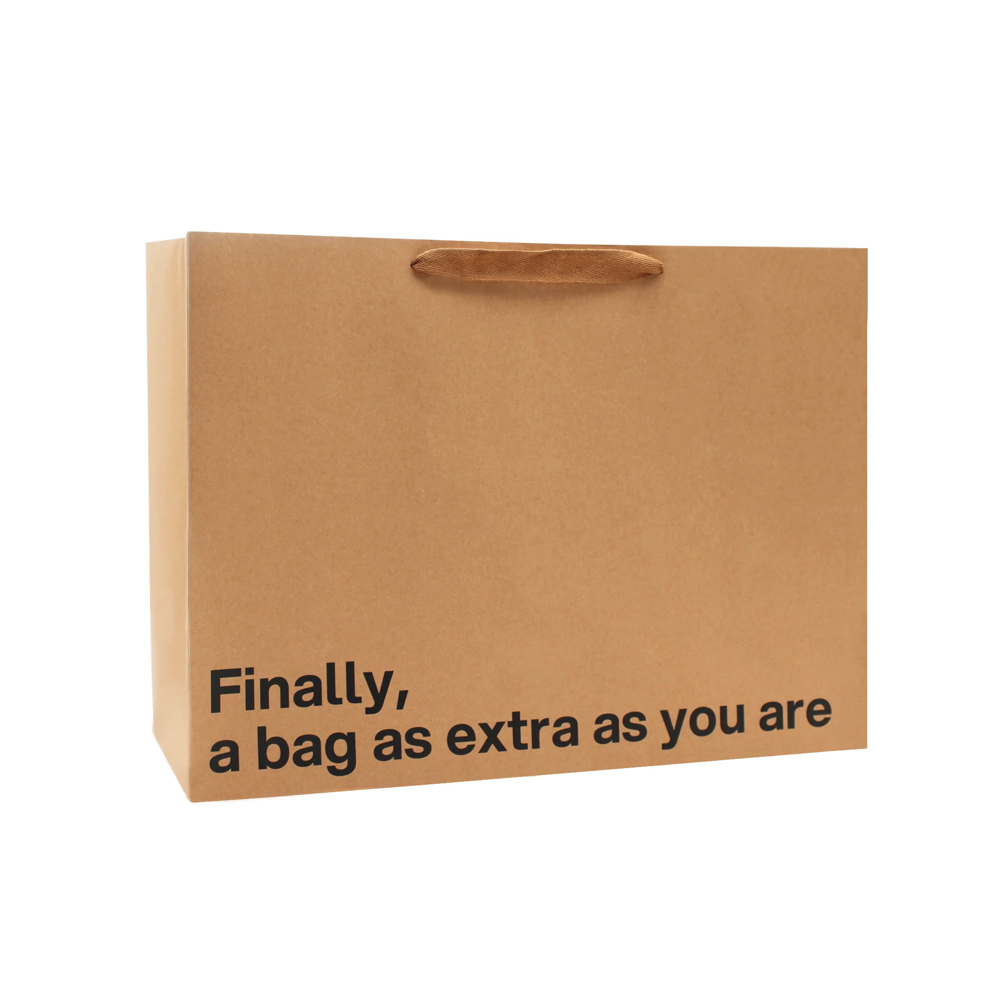"Finally a bag as extra as you are" Large Gift Bag - Image 7