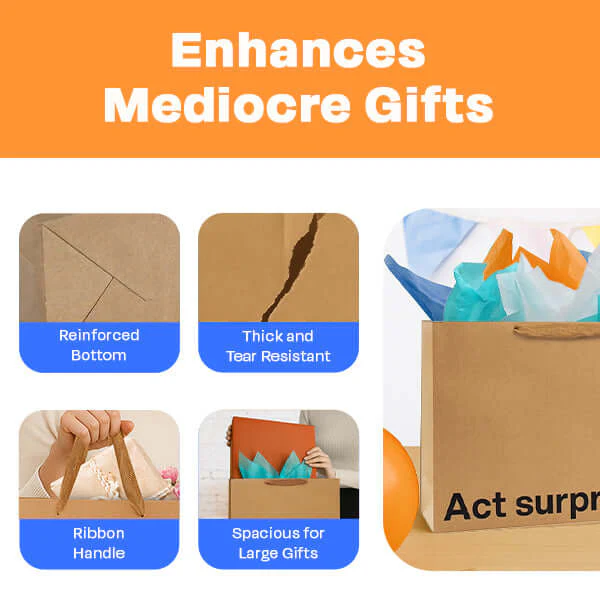 "Act Surprised" Large Gift Bag - Image 3
