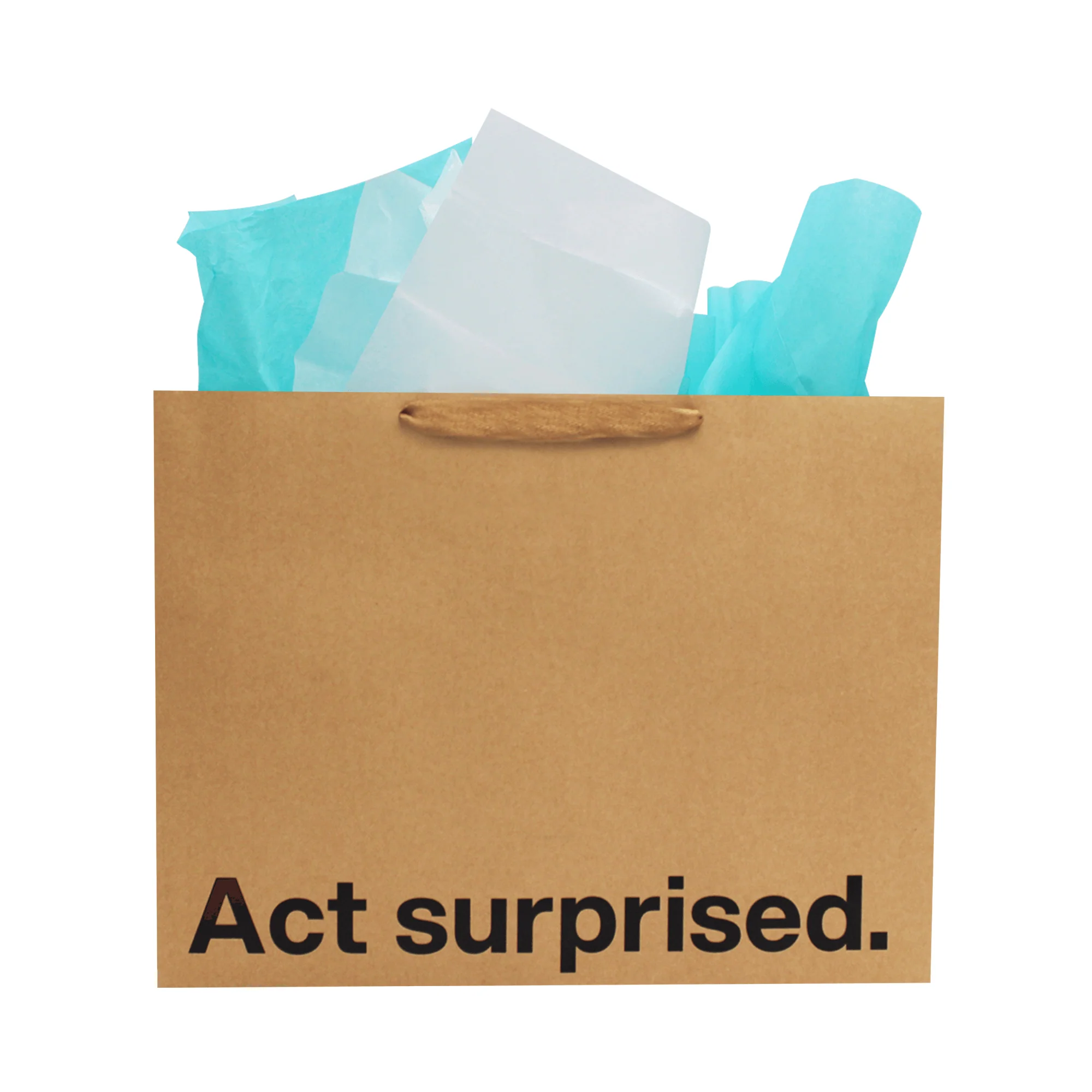 "Act Surprised" Large Gift Bag - Image 6
