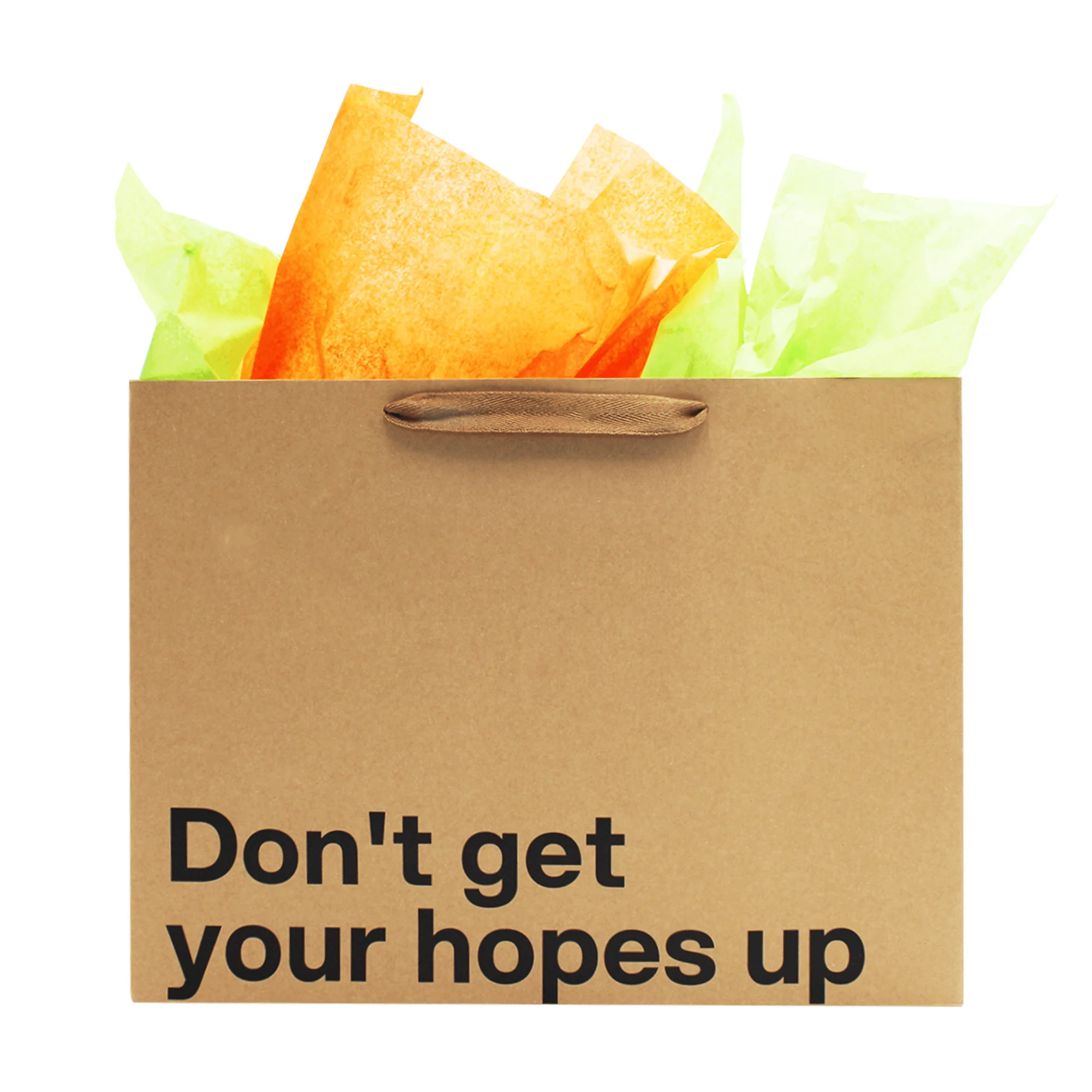 "Don't Get Your Hopes Up" Large Gift Bag - Image 6