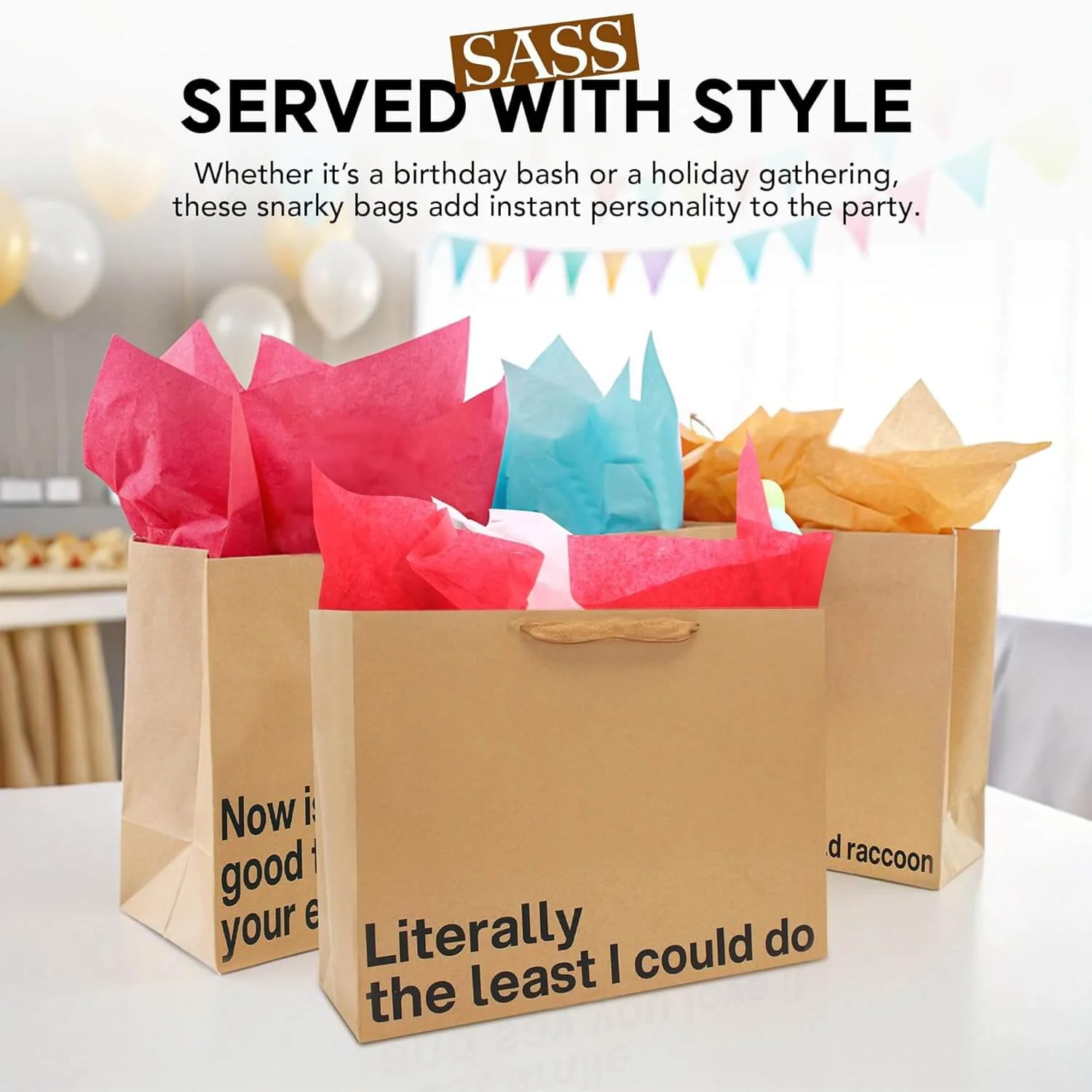 Large Funny Gift Bag Set #1 - Image 4