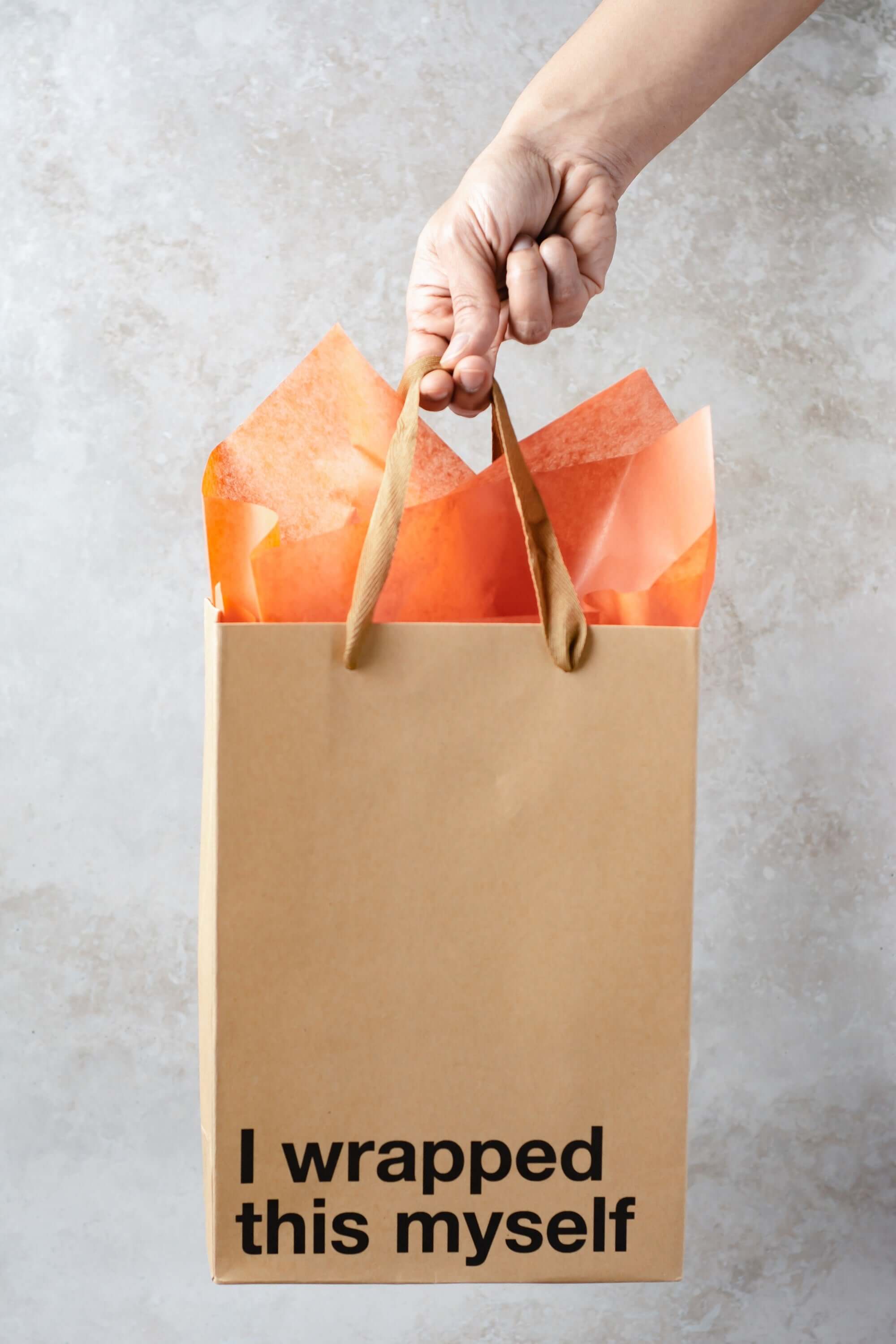 "Wrapped this myself" Gift Bag - Image 6