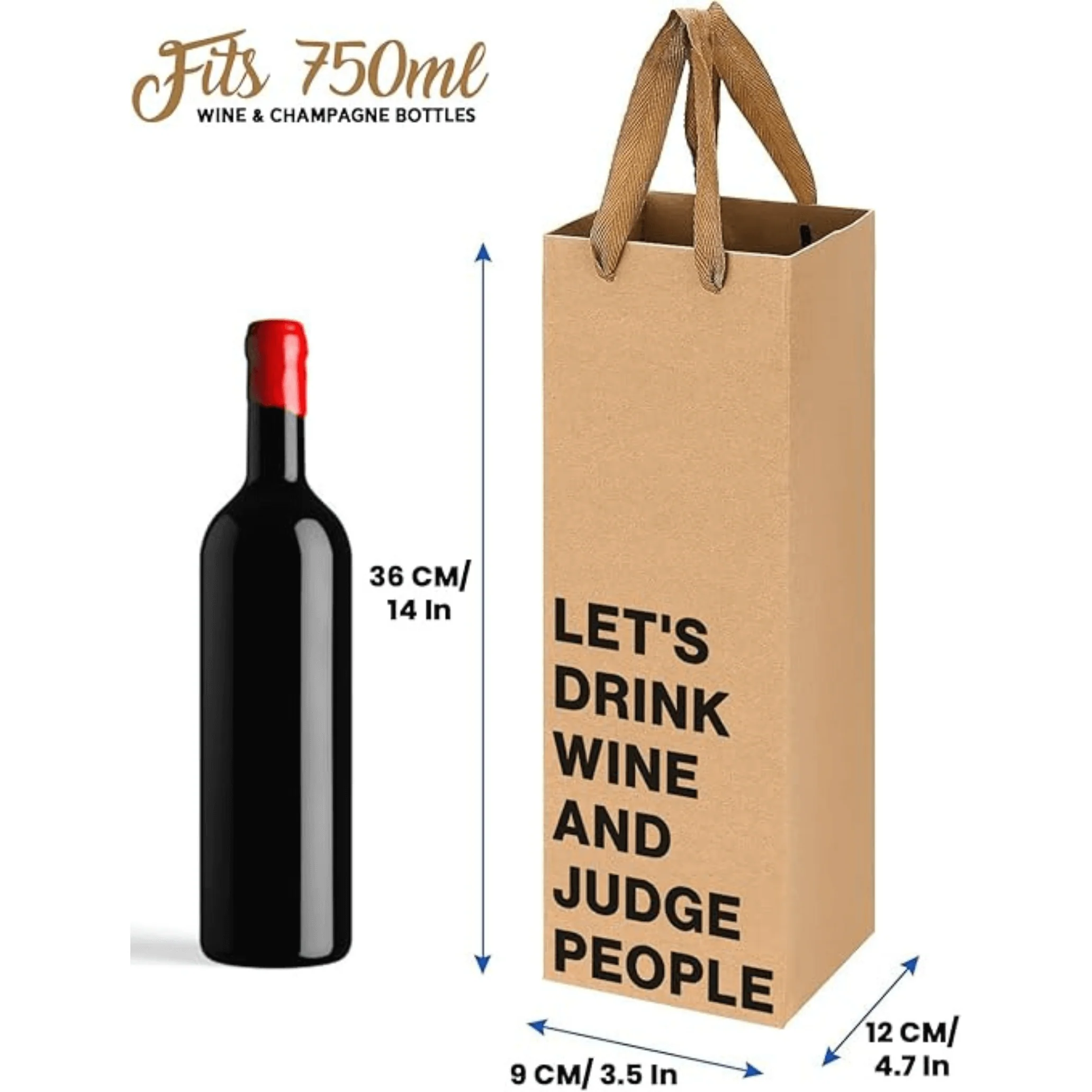 5-Piece Wine Gift Bag Set (#1) - Image 6