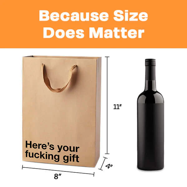 Funny Profanity Gift Bag Set - 5pc - Image 3