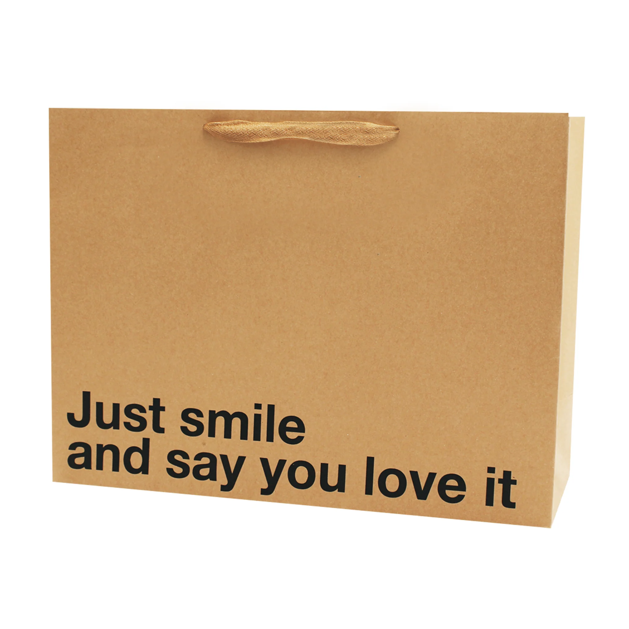 "Just Smile & Say You Love it" Large Gift Bag - Image 7