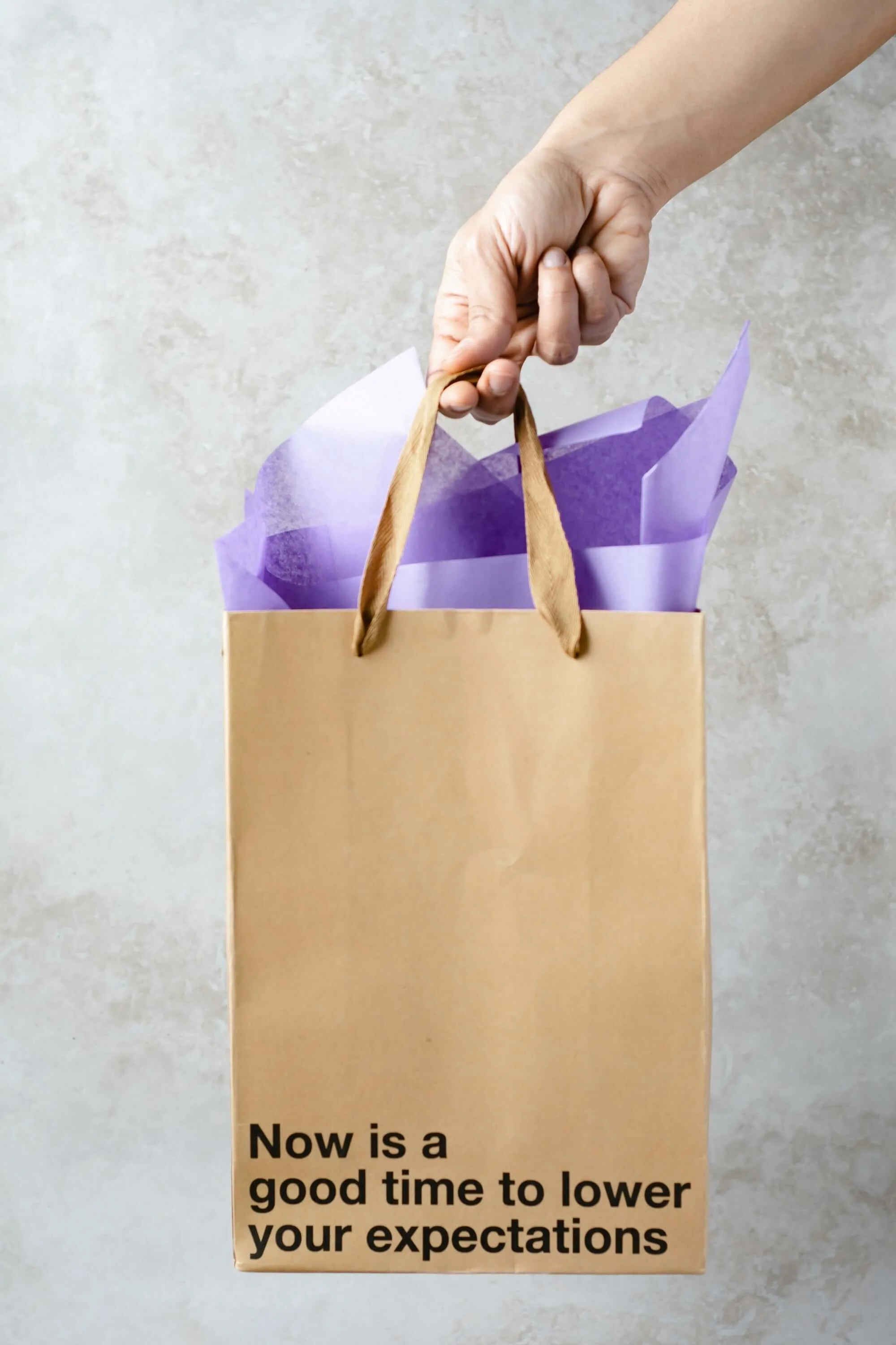 "Lower your expectations" Gift Bag - Image 4